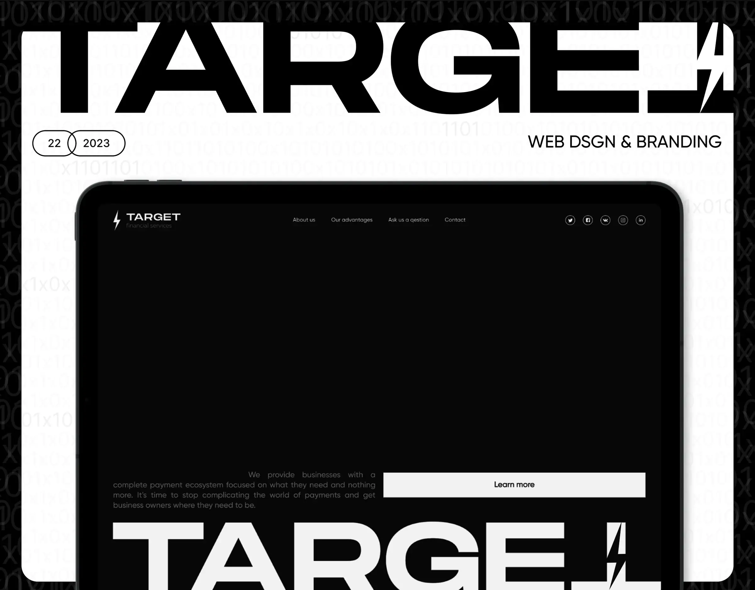 TARGET - Разработка дизайна для финтех-компании